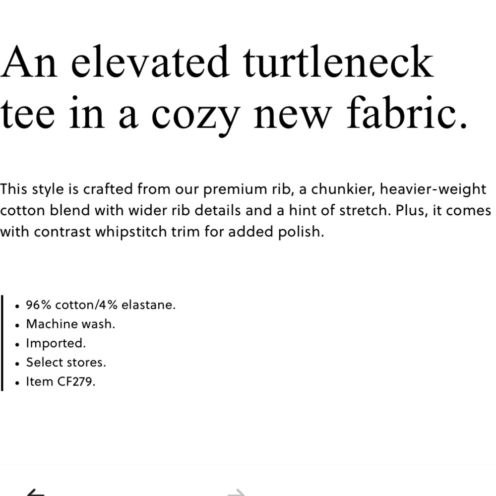 NWT J.Crew Premium Rib Turtleneck Long Sleeve Top Whipstitch Trim Grey flaw - Picture 8 of 8